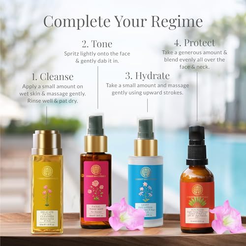 Forest Essentials SUN FLUID Tender Coconut Water with Turmeric & Basil Leaf SPF 50 | PA + + | Lightweight Non-sticky Sunscreen, No White Cast, UVA & UVB Protection | For Dry,... - Image 6