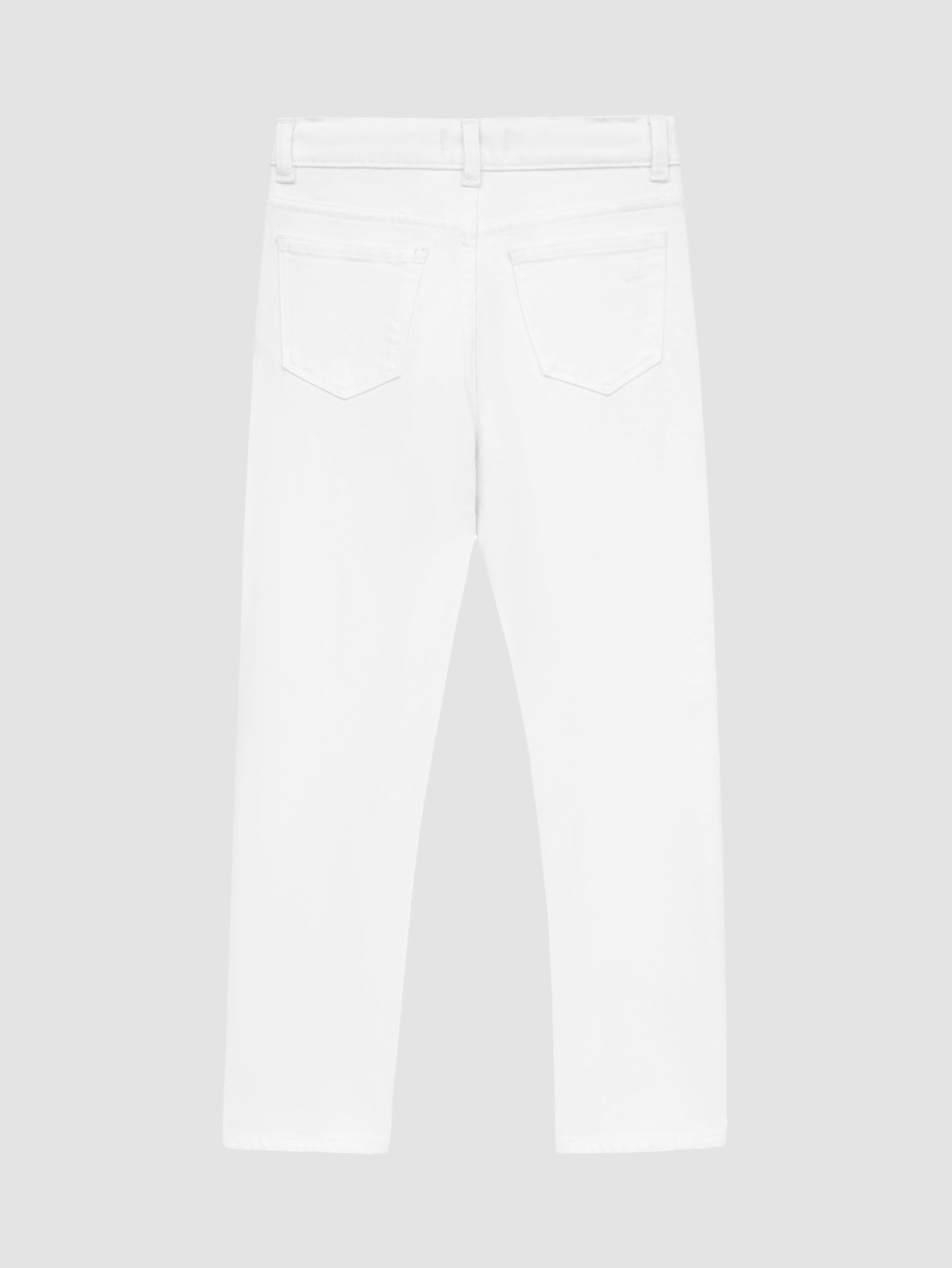 DL1961 Emie-Corte Recto de Talle Alto Pantalones, Leche, 14-18 para Niñas