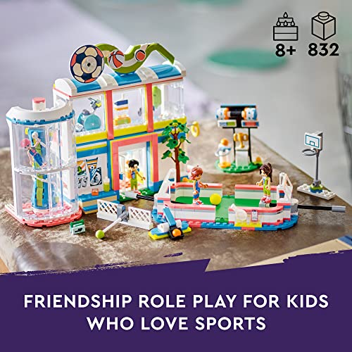Lego 6425679 Friends Sports Center 41744 Building Toy Set, Fun For Boys And Girls Ages 8 And Up, Includes Football, Basketball And Tennis Games thumb #2