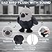 Dalycro TikTok Sad Bird Plush with Sound – Soft Emotional Inspiring Bird Stuffed Animal, Cute Plush Toy for Positive Vibes, Birthday Gift for Men, Women & Friends (Grey)