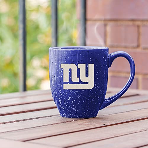Image of Rico Industries NFL Football 16 oz Team Color Laser Engraved Speckled Ceramic Coffee Mug