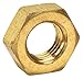1/4" Straight Thread Brass Bulkhead Locknut