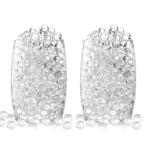 40 000 cuentas de gel no tóxico para agua, perlas mixtas, bolas de cultivo para jarrón, juego de perla para llenado de jarrón, plantas, bodas