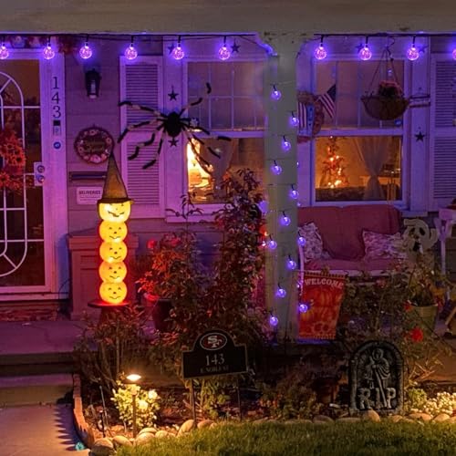 Purple-Solar-Lights-Outdoor-Waterproof-2-Pack-120-LED-72-FT-Total-Halloween-Globe-Lights-for-Garden-Yard-Wedding-Christmas-Party-Decor-Purple