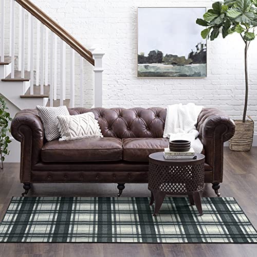 Black Plaid Rugs