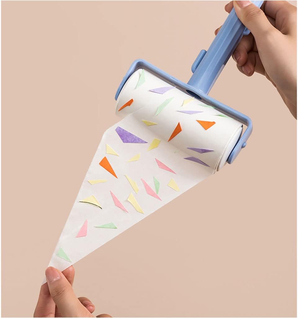 Cactus Shape Lint Roller for Pet Hair Extra Sticky Dog & Cat Hair Lint Removal Roller 1 Handle + 60 Sheets for Clothes Rodillo quitapelusas Fur Removal Tool(Color:OneColor)