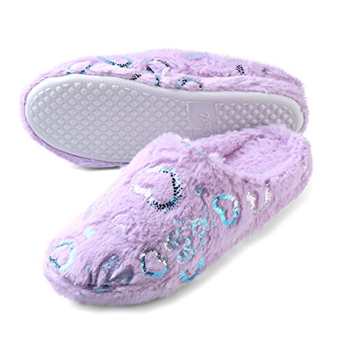 Women's Heavenly Heart Slipper Lilac Purple Size 63
