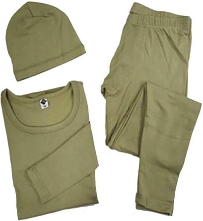 Unisex K n Sicak Tutan K l k Pamuklu Terletmeyen Termal Alt  st Tak m Bere HED YEL , haki, L, TYBPBEB2E6VN4EYH27
