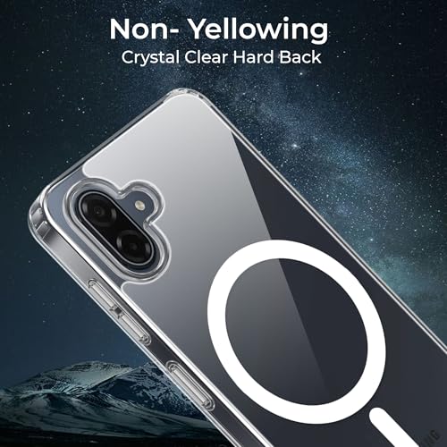 Image of A rtistque Clear Back Cover Case for Samsung Galaxy M17e 5G / A07 / F70e / M07 / F07 / A07 5G | Compatible with Mag-Safe | Transparent | Shockproof Design | Galaxy A07 5G Back Cover - Transparent