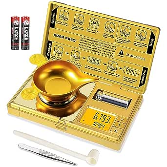 GRAM PRES High Precision Milligram Scale, Digital Mini Pocket Gram Scale