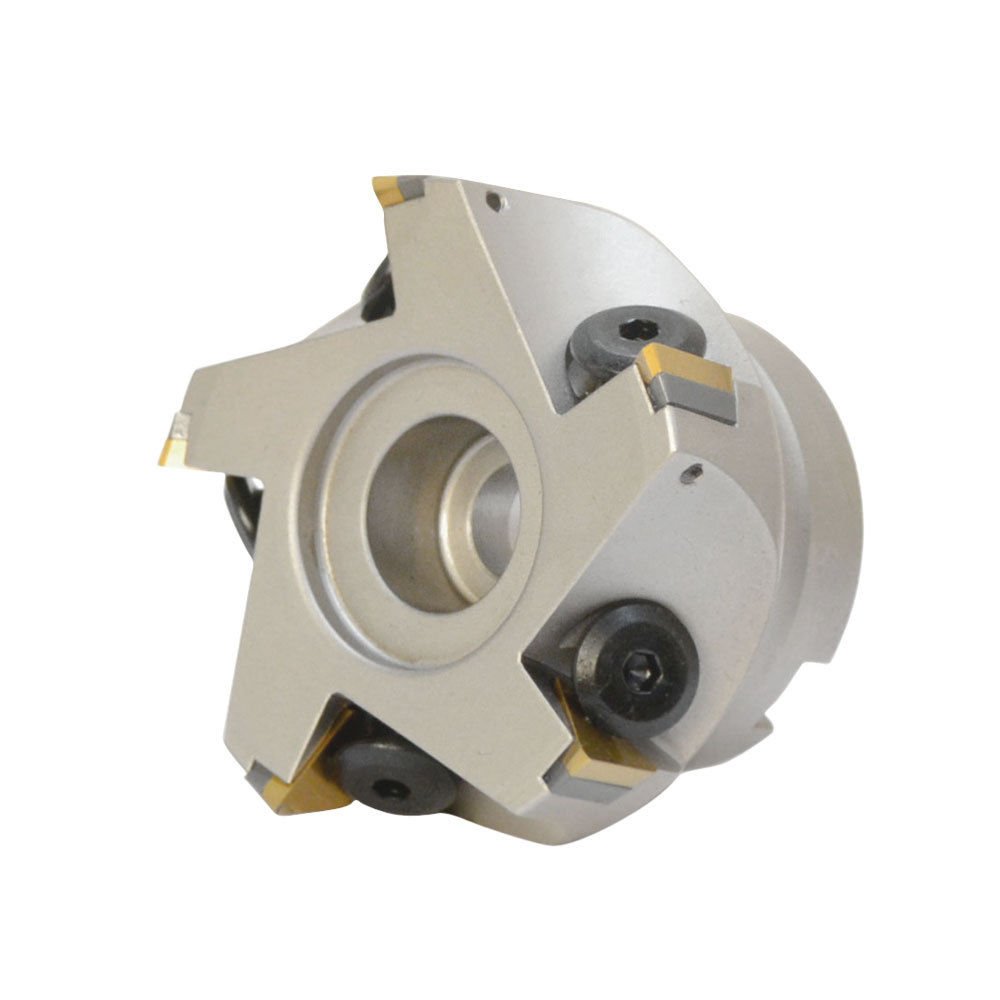 3'' x 1'' 90 Degree Indexable Face Mill Cutter Carbide Shims Use TPG Inserts CNC