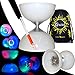 Produktbild Juggle Dream "Lunar Spin" GLOW-LED Diabolo für Anfänger mit Diablo Alu Handstäbe und Diaboloschnur +Tragetasche! Jongliergeräte / Diabolo Für Kinder