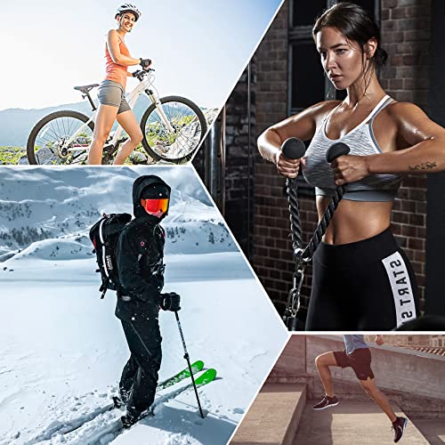 Image of fenglaoda 8 Pairs Compression Socks for Men & Women 20-30 mmHg Knee High Nurse Pregnant Running Medical and Travel Athletic