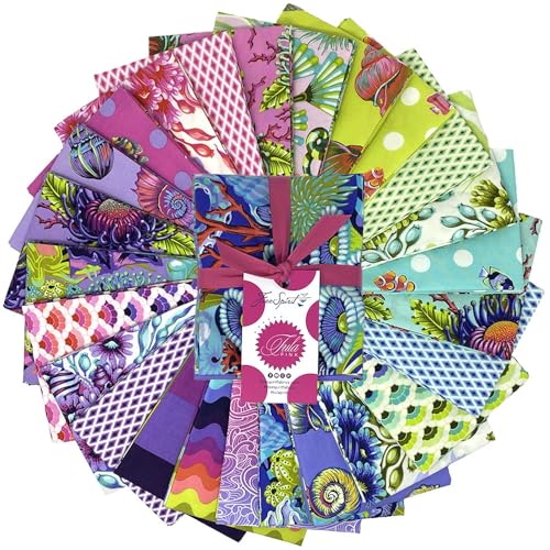 Tula Pink Floral Reef 25 Fat Quarters FreeSpirit Fabrics
