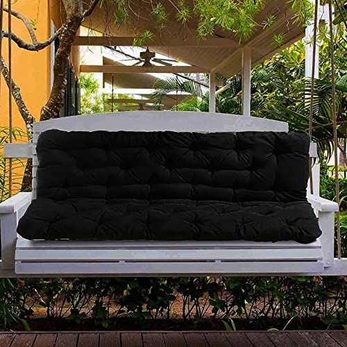 Cojines de columpio de 3 plazas verdes de 150x100 cm para porche 3