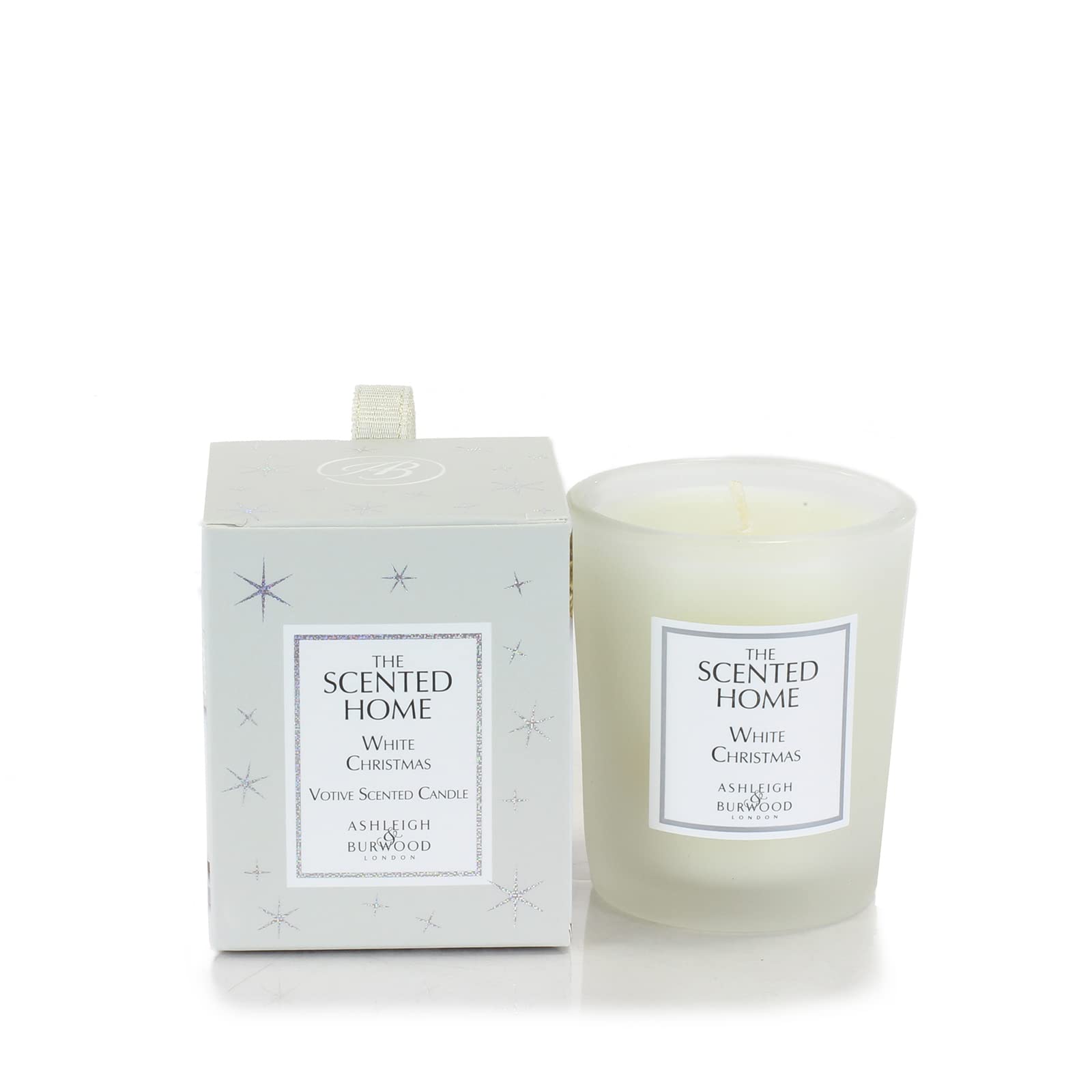 Ashleigh & Burwood White Christmas Scented Home Candle Votive 70g