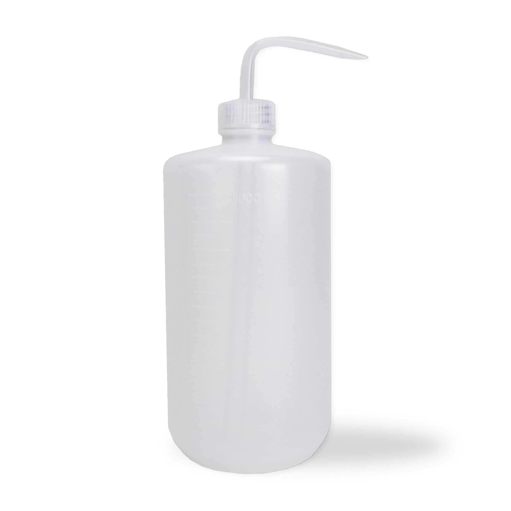 1 Pc Lab Squeeze Bottle, 1000ml Plastic Boston Round Wash Bottles, Tattoo Squirt Bottle, Gardening Plant Watering Tool with Scale Labels and Narrow Mouth, 34oz