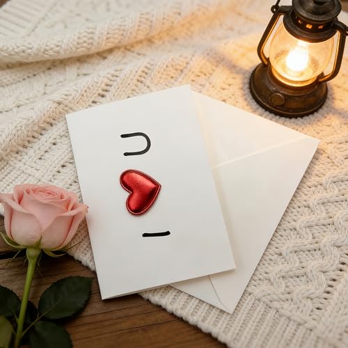 Miniatura 3 de Xcdhemde 4 Piezas De Tarjetas De San Valentín, 10x15 Cm, Diseño De Corazón 3d, Tarjetas De Felicitación Corazón De Amor, Para Aniversario De Matrimonio, San Valentín, Cumpleaños Incluye 4 Sobres