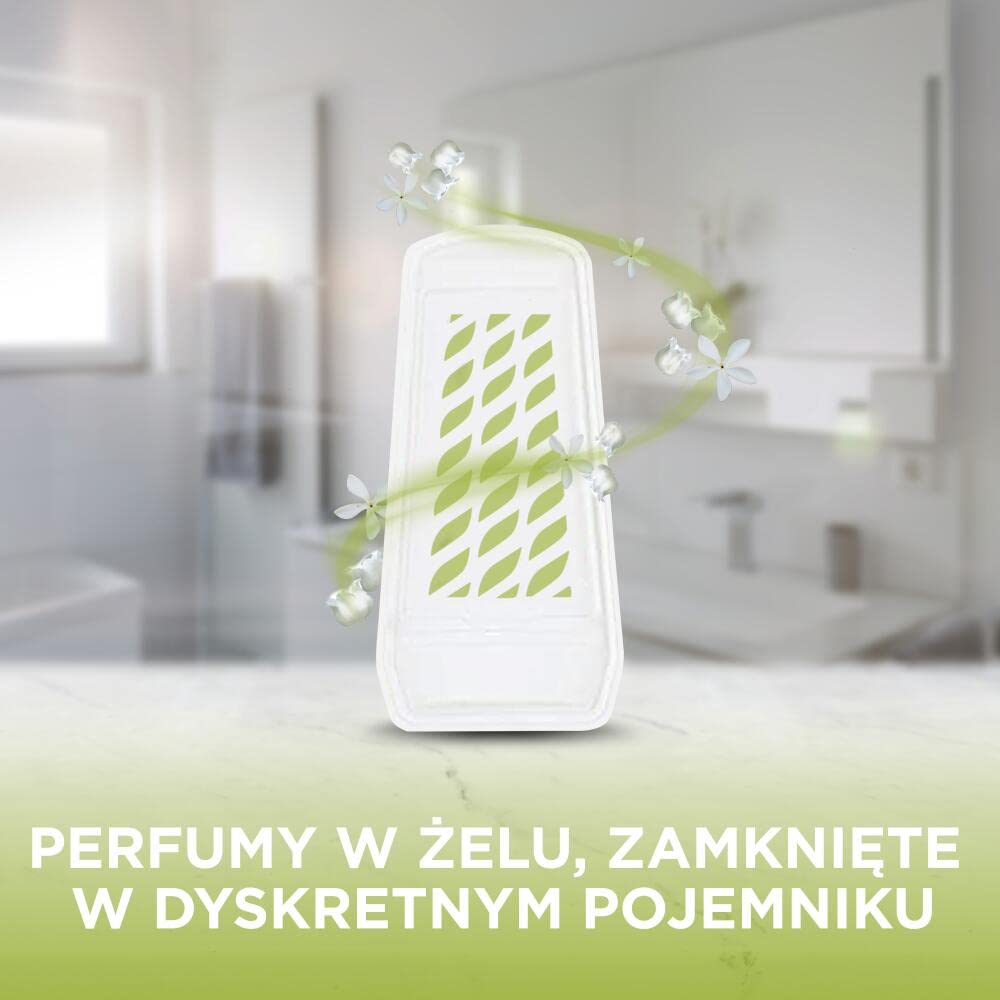 Glade Gel Muguet odświeżacz powietrza w żelu o zapachu konwalii, 1+1 GRATIS, 2x 150 g
