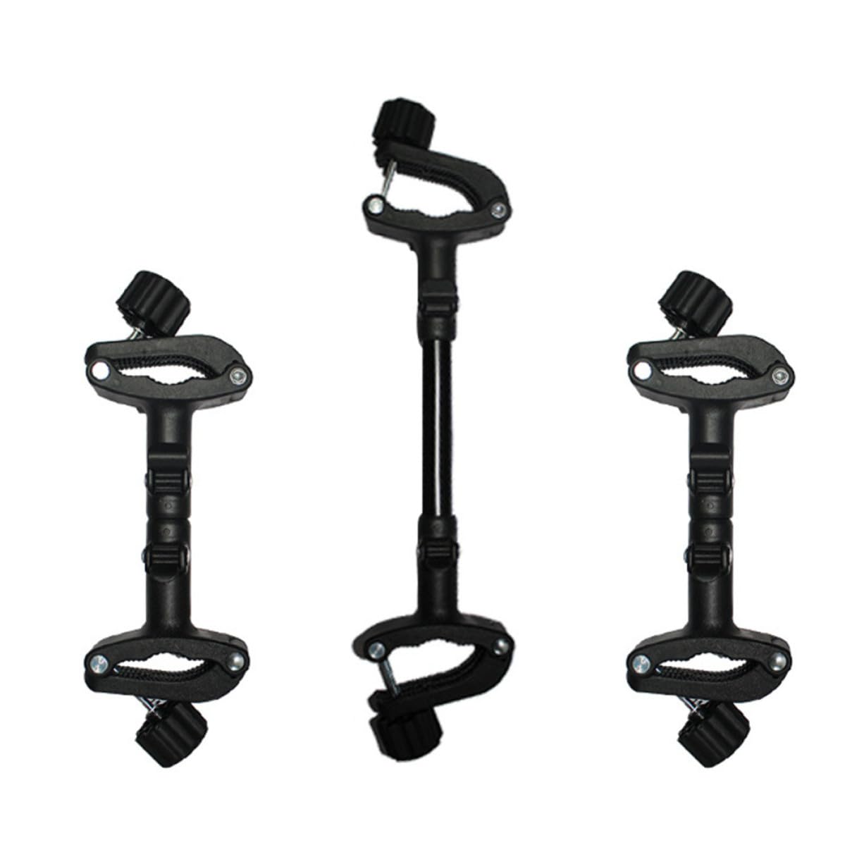Conector Doble para Carrito de Ñiño Gemelar, 3 Piezas en Material Ligero y Antioxidante, Compatible Sillas de Paseo para Bebés