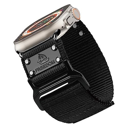 Suitisbest Sport Band Compatible for Apple Watch Ultra 2 Band/Apple Watch Ultra Band 49mm 45mm 44mm 42mm for Men, Ultra Wide Nylon Sport Strap Wristband for iWatch Ultra Series 9 8 7 6 5 4 3 SE