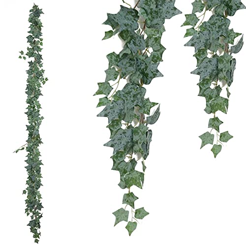 RLVYTA Plantas Decorativas Guirnalda de eucalipto Artificial para Pared, habitación, jardín, Boda, Fiesta, decoración del hogar Planta Artificial(Style 1)