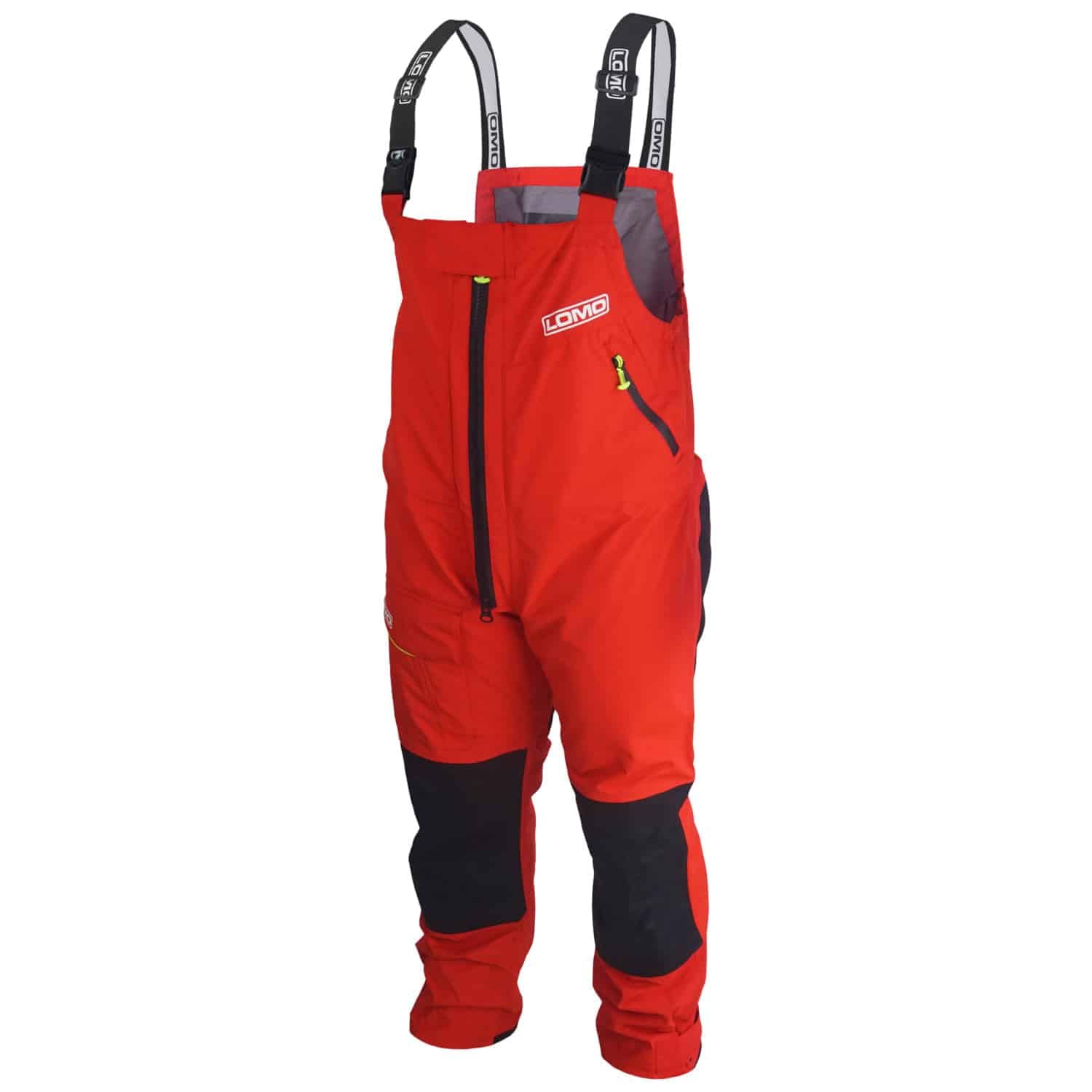 Lomo Coriolis Offshore Sailing Salopettes - Red XS