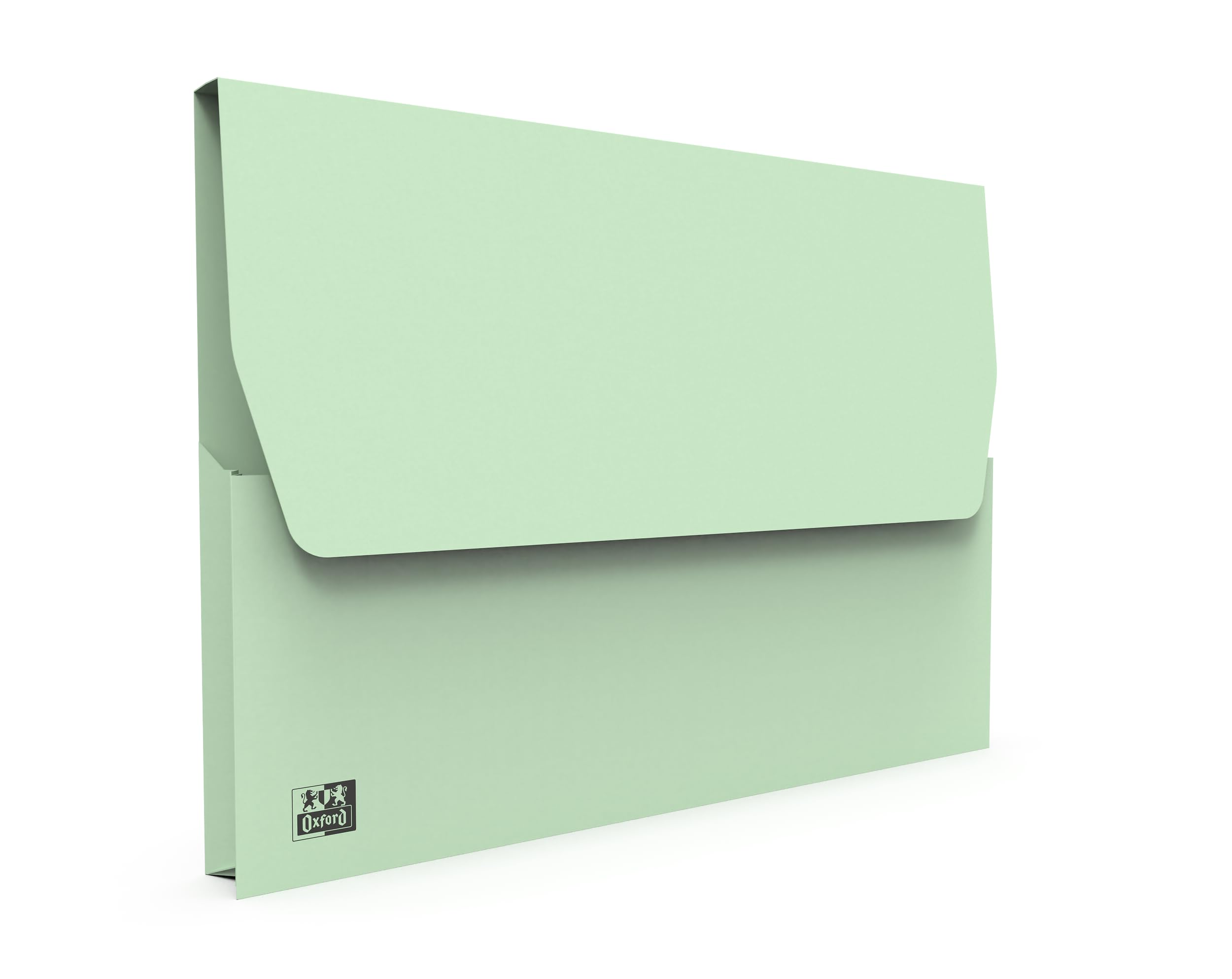 Oxford Lot de 50 Chemises à Poche Carte Kraft 24x32cm Vert Pastel