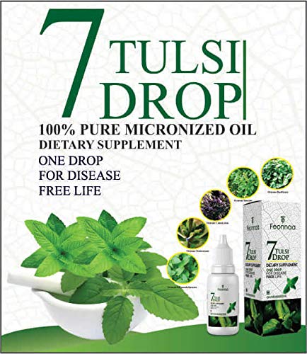 7 Tulsi Drop Pure Micronised Oil Dietary Supplement, Natural Herbal Extract for Immunity and Wellness, 7 Tulsi Varieties-image-16