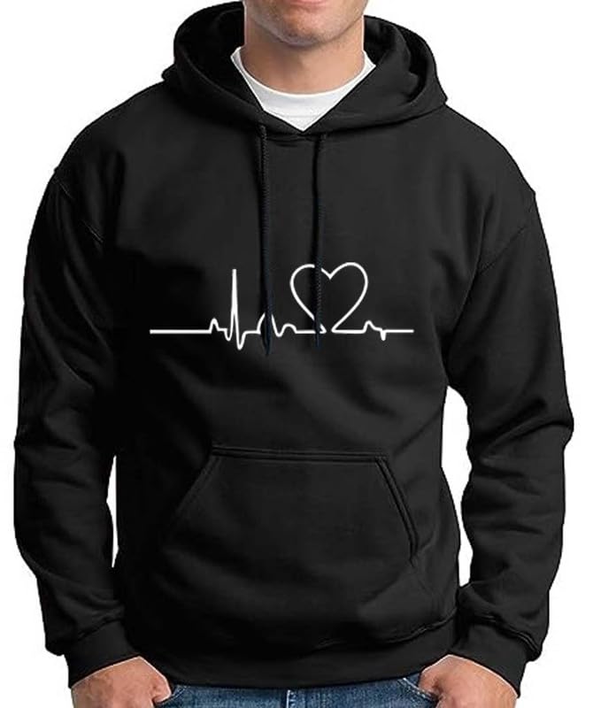 Fleece Full Sleeves Hooded Sweatshirt for Men-image-13