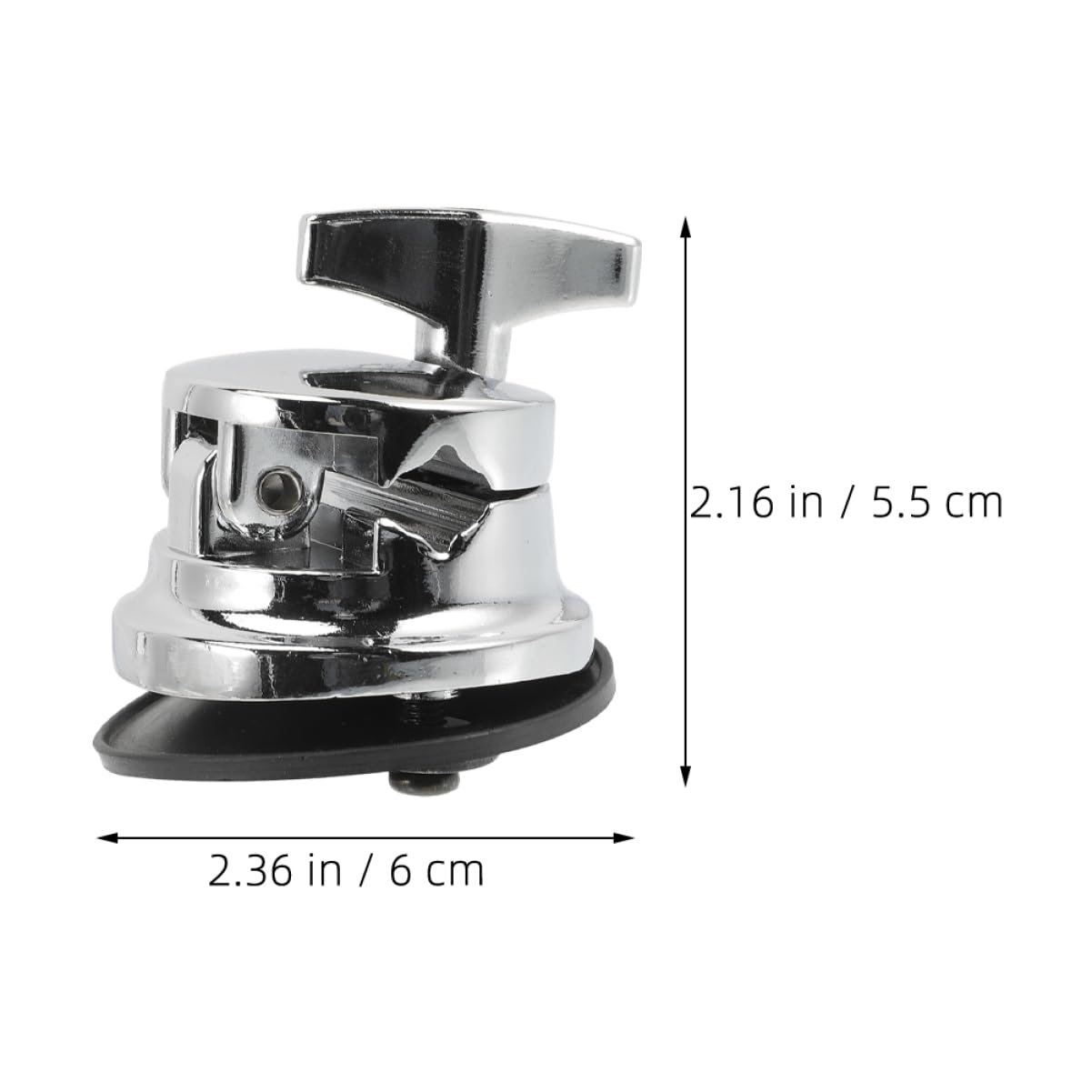 HANABASS 3pcs Drum Leg Installation Base Durable Alloy Support for Stable Playing Gigs Practice Quick Setup for Drummers Cymbal Holder Accessory