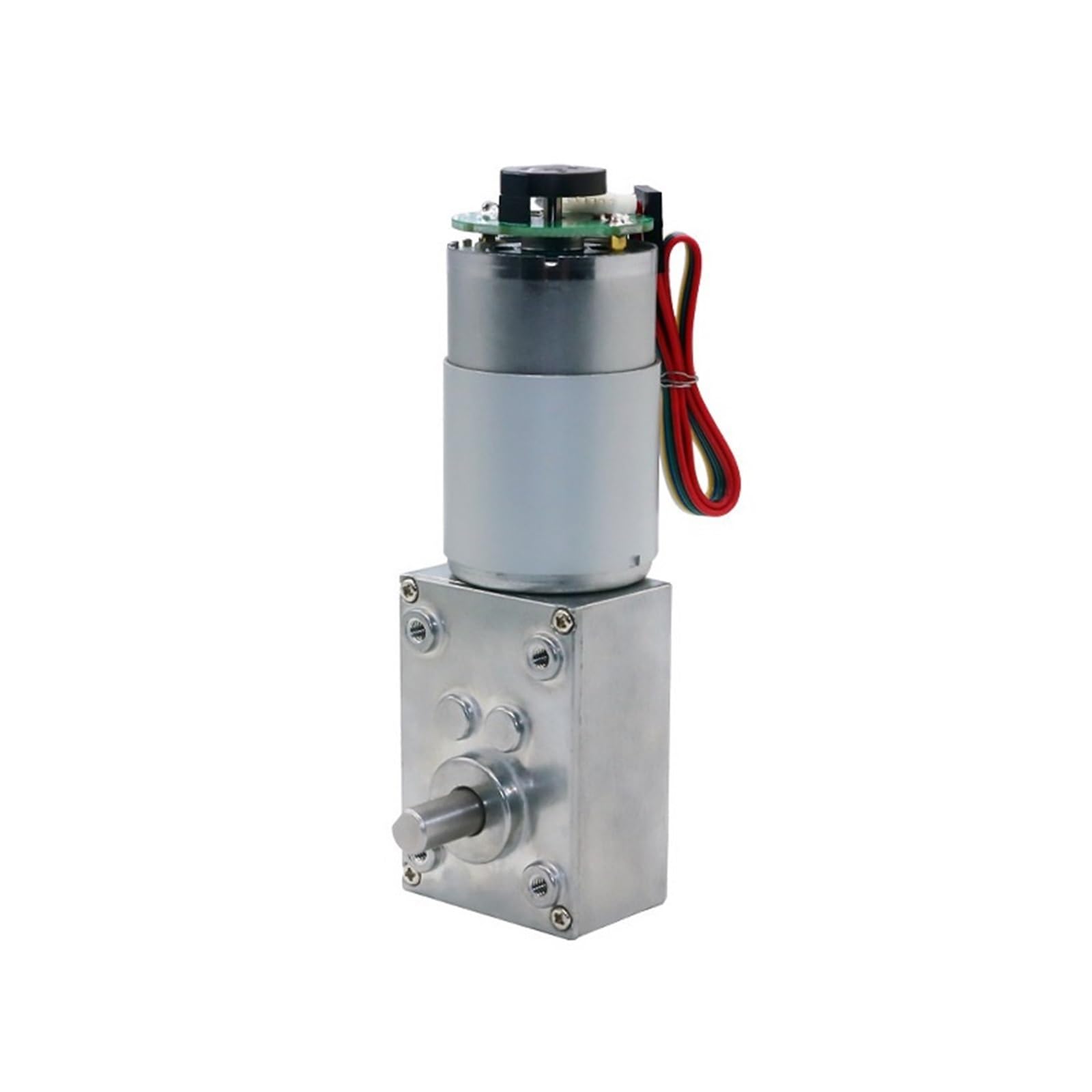 ZIDRMTKVK 12V self-Locking Worm Gear Reduction Motor with Encoder high Power and Torque DC(12V 16 rpm)