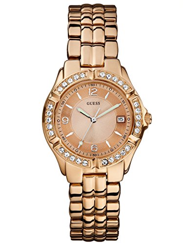 Image of Guess Gold-Tone Bracelet Watch