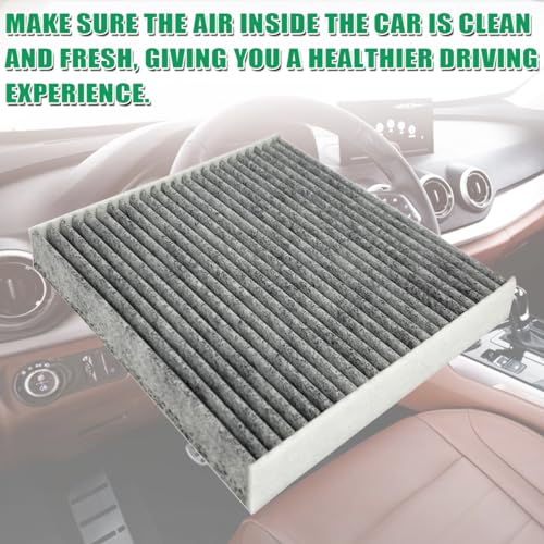 Image of Osilly Car Cabin Air Filter, Fresh Breeze Replacement, Auto Compartment Air Filters, Premium Cabin Air Filter includes Activated Carbon, Easy to Install, Automotive Accessories for Vehicles