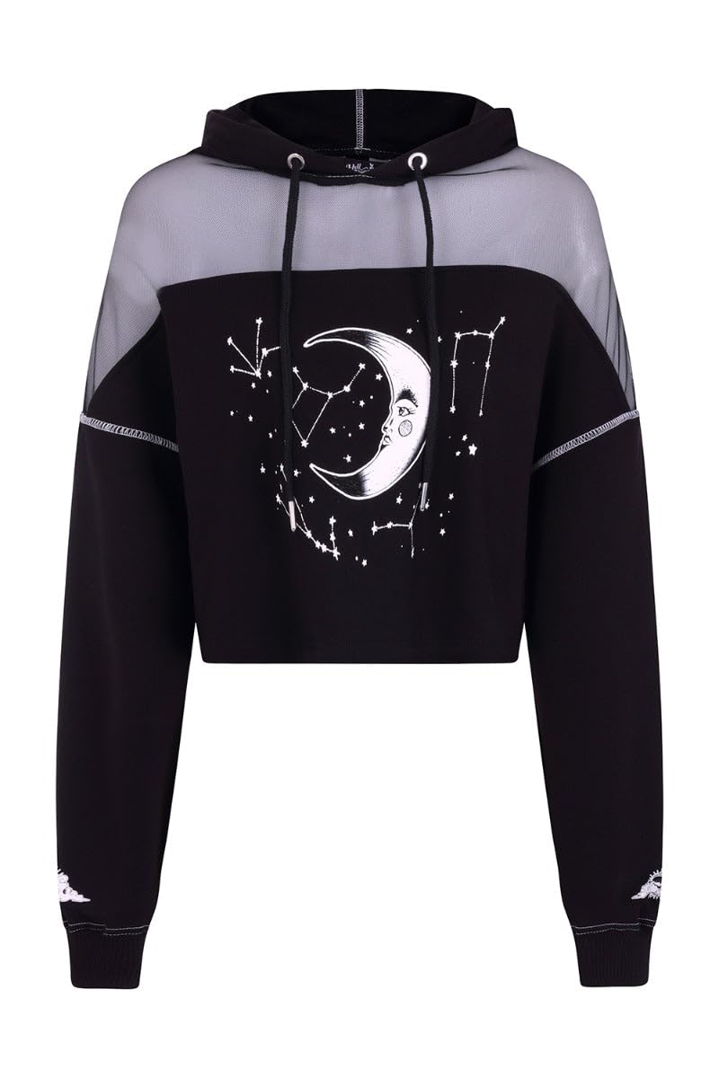 Hell Bunny Solaris Hoodie Black