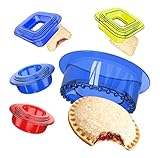 5 PCs Uncrustables Sandwich Cutter and Sealer for Kids, YUMKT Cool Round Sandwich Cutters for Kids...
