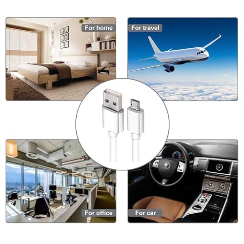 Image of Drumstone (𝐒𝐩𝐞𝐜𝐢𝐚𝐥 𝟏𝟓 𝐘𝐞𝐚𝐫𝐬 𝐖𝐚𝐫𝐫𝐚𝐧𝐭𝐲 2 Meter USB to Micro USB Cable | Fast Charging up to 2.4A & Data Sync | Long Micro USB Charging Cable for Android Phones, Power Bank