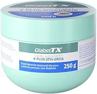 Diabet TX Creme Hidratante Corporal para Pele de Diabéticos com Uréia, Tratamento Intensivo para Reduzir Aspereza, Promove Bem-estar e Suavidade da Pele, Hidratação Profunda 250 g 1-Pack