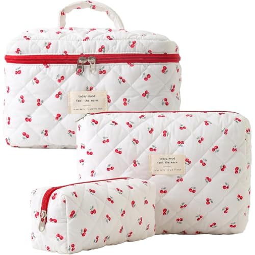 【Regalo Perfetto】 La nostra grande borsa per il trucco è perfetta per l'uso quotidiano o per i viaggi. Sarebbe un ottimo regalo per le donne, come compleanno, festa della mamma, San Valentino e altri regali per le vacanze, queste saranno sorprese!