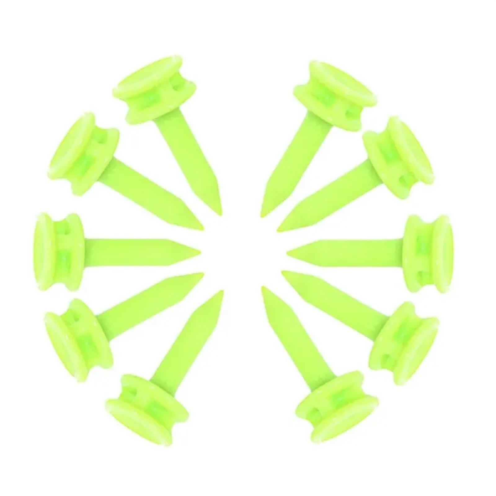 Golf Tee 100Pcs Golf Tee Golf Lieferungen Golf Praxis Produkte Golf Zubehör Golf Grenze Nagel Kunststoff Ball Halter FüR Einen Idealen Abschlag