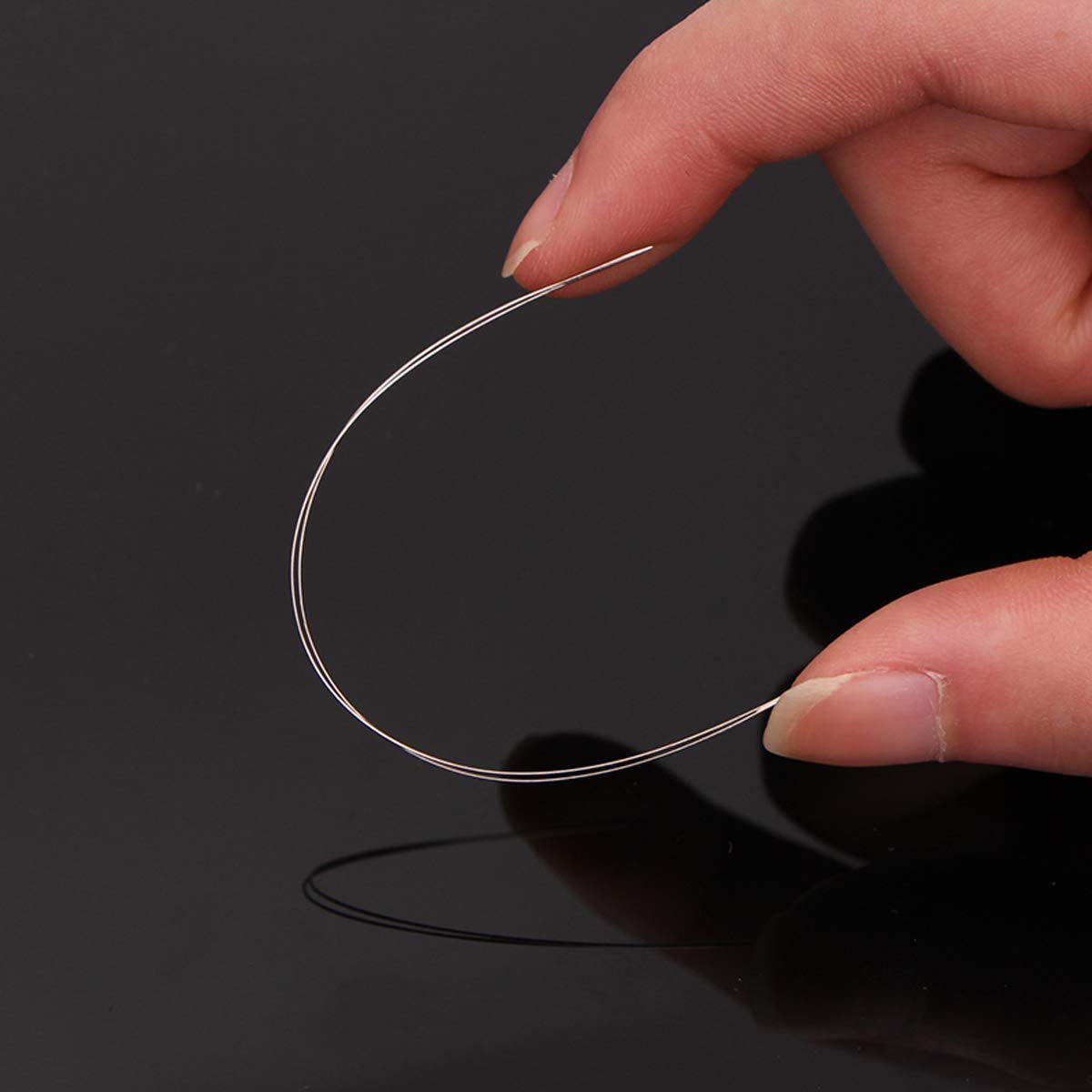 Kogyxe Lot De 72 Aiguilles à Perles Comprenant 12 Aiguilles à Gros Chas, 60 Aiguilles à Perles