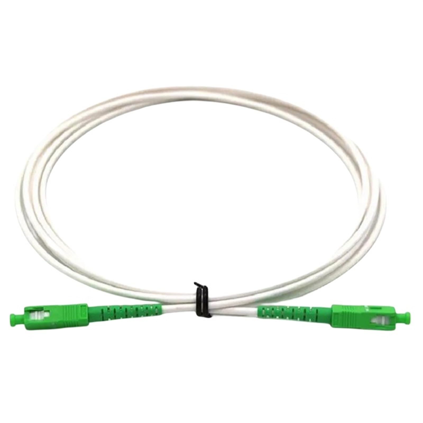 G657A1 Kabel światłowodowy 3,0 mm SC Światłowodowy kabel krosowy Simplex jednomodowy, biały, 50 szt. (2 m)