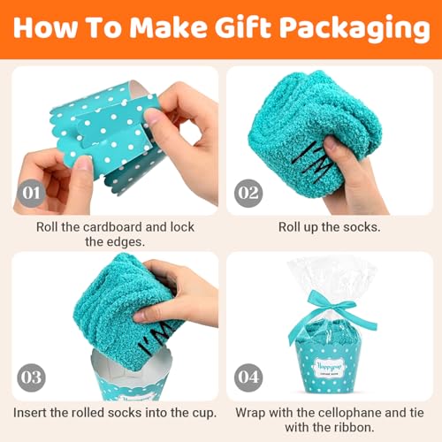 HAPPYPOP Birthday Gifts for Women Men - Best Gifts for 30s Socks for 40 Year Old 31 32 33 34 35 36 37 38 39 Years4