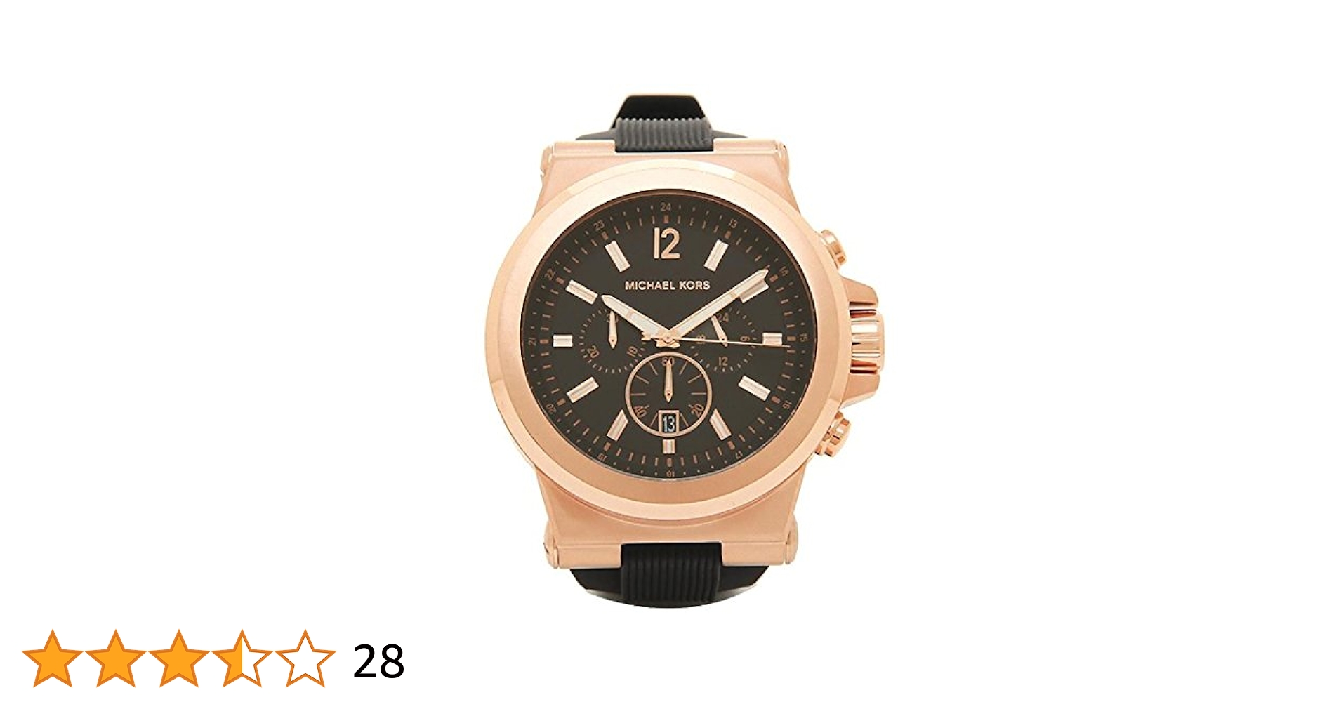 MICHAEL KORS ブラック腕時計 値下げしますた はこありです マイケルコース 時計/Michael Kors/メンズ/ディラン/MK8184
