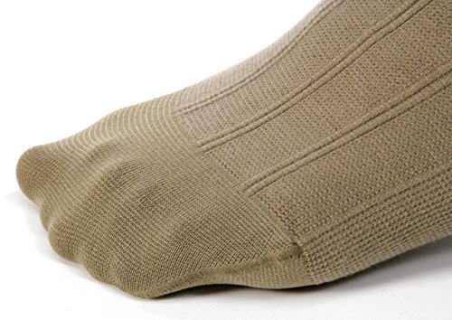 Image of JOBST forMen Casual 20-30 mmHg Knee High Compression Socks, Khaki, X-Large