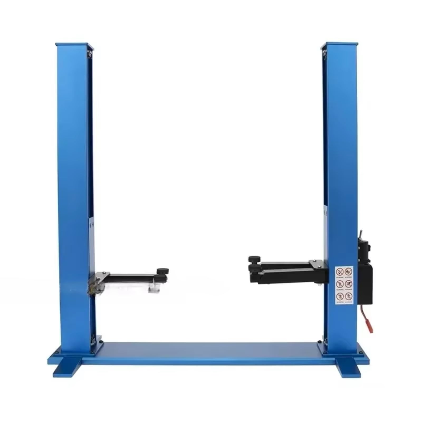 Für 1/14 1/10 1/8 1/6 RC Auto Zwei-Säulen-Hebebühne Garage Szenen Automatische Hebebühne Dual Motor Gantry Serie RC Zubehör(Blue)
