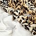 Cozy Bliss Luxury Faux Fur Throw Blanket Leopard Print, Non Shedding Double Sided Sherpa Blankets Super Soft Fluffy Thick Warm Throws Home Decor for Couch Bed Sofa Women,60