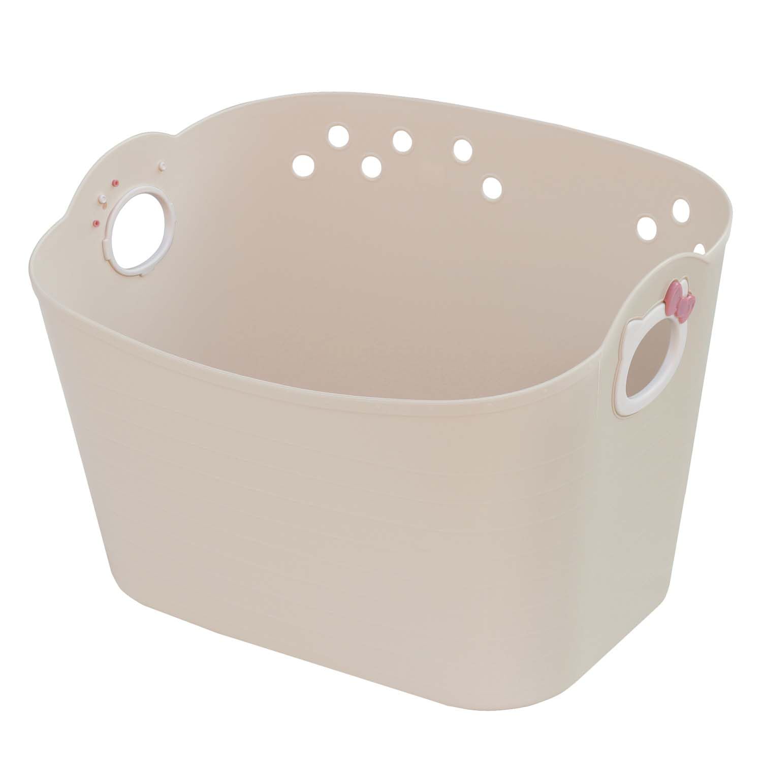 Amazon.co.jp: 錦化成 ハローキティ やわらかバケツ ベージュ 小物の