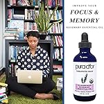 PURA D'OR Organic Rosemary Essential Oil, 4oz, Therapeutic Grade, for Hair, Body, Skin, Aromatherapy, Relaxation, Massage, Mood, Relief, Home, DIY Soap - Image 2