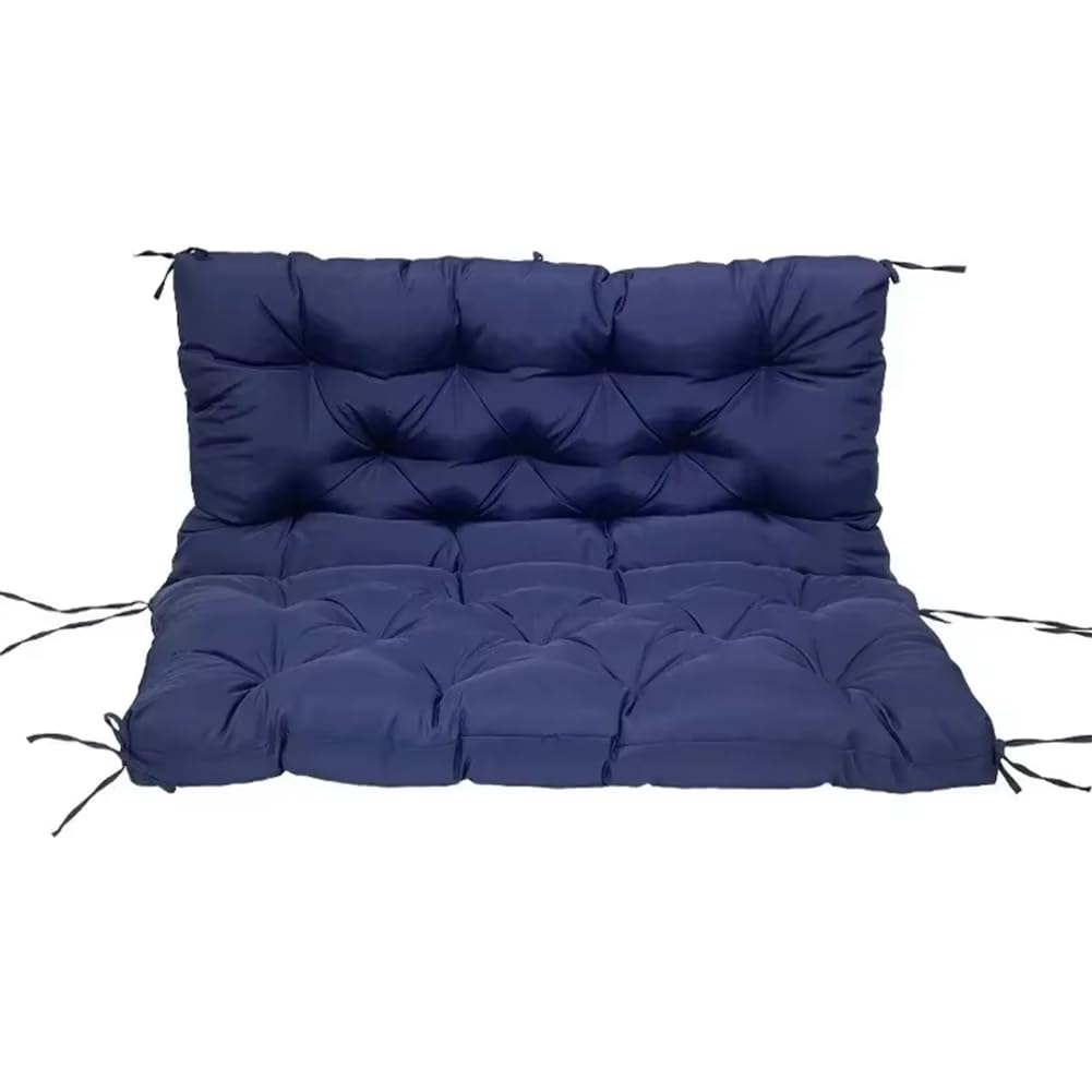 Coussins touffetés de jardin épais 100 x 100 cm pour banc de terrasse et cuisine